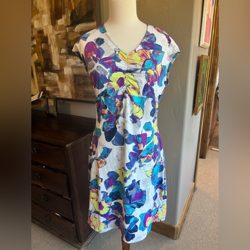 Title Nine Women’s Floral Stretch Dress Sz M